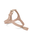 Dog Harness Leather Beige