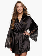 Kimono Lace Midnight Black