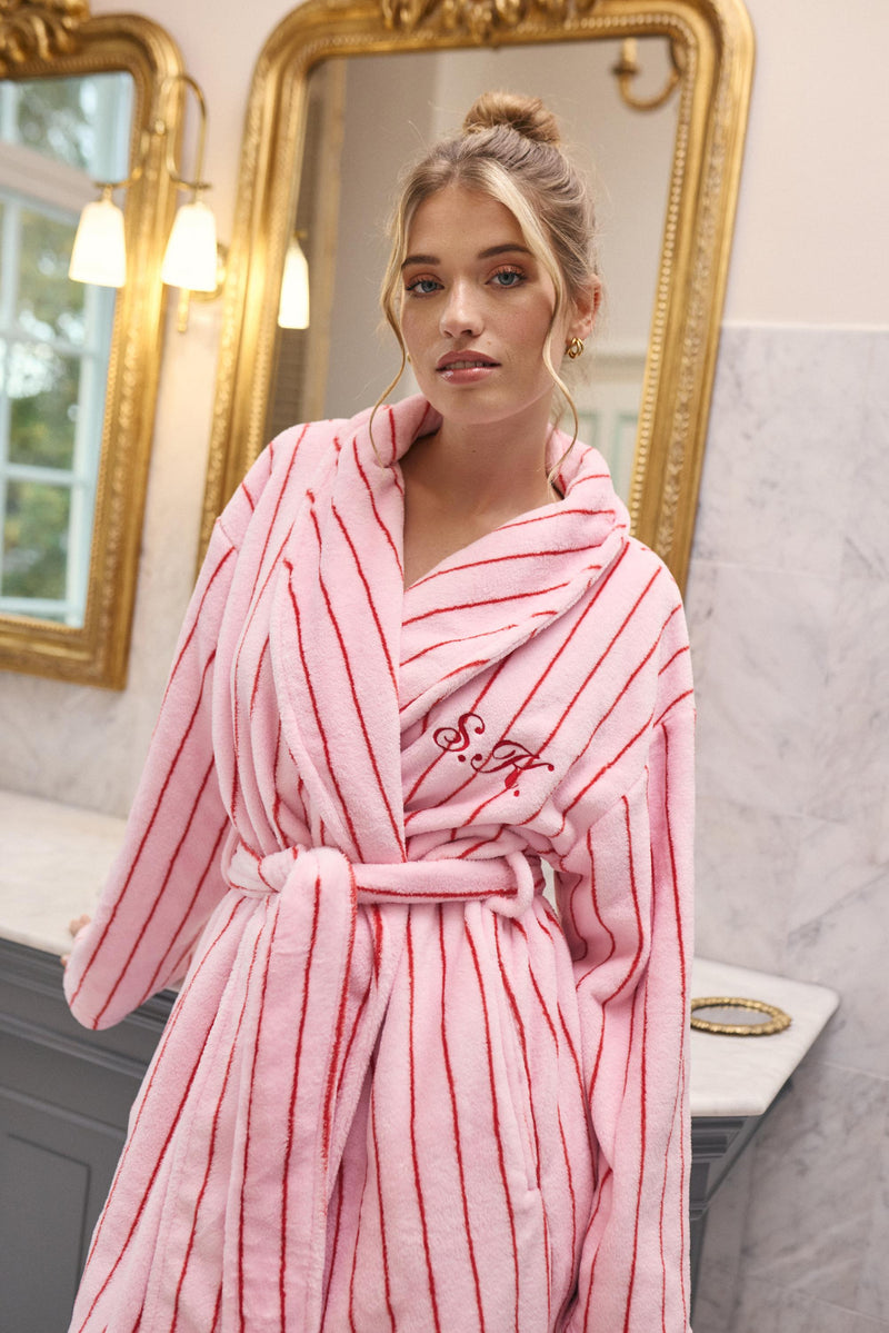 Robe Pink Stripe