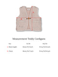 Teddy Cardigan Creme