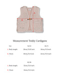 Teddy Cardigan Creme