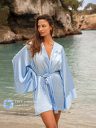 Kimono Flared Heavenly Blue