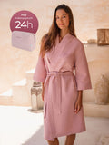 Waffle Robe Powder Pink