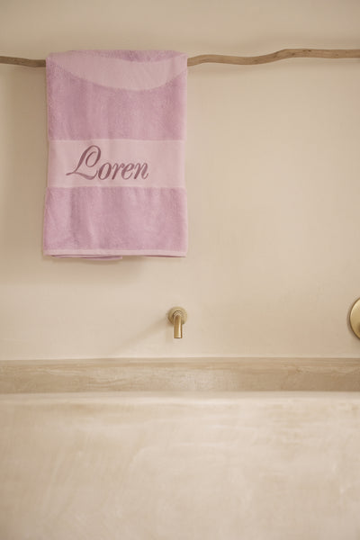 Bath Towel Large Lilac – Le Olive