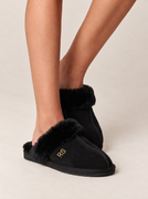 Slipper Suede Black