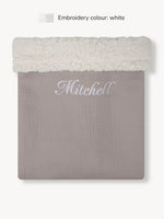 Teddy Blanket Grey