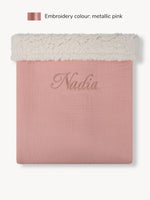 Couverture Teddy Vieux Rose
