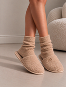 Slipper Teddy Beige