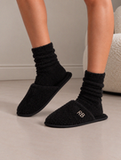 Chausson Teddy Noir