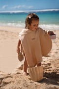 Musselin-Poncho Sand