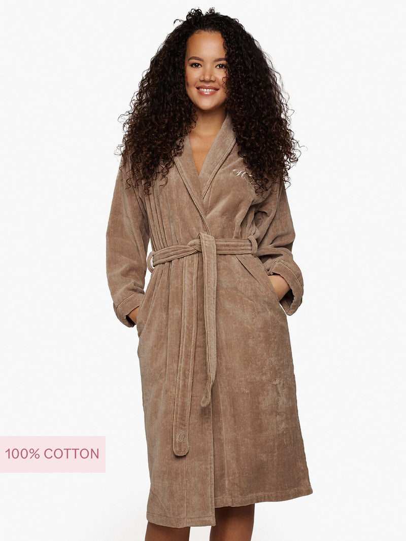 Robe Cotton Taupe