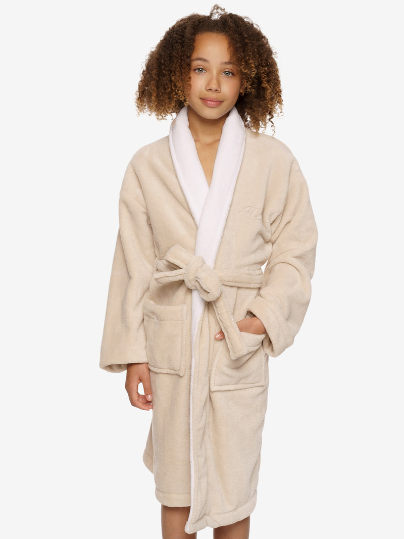 Robe Cream Pearl Kids