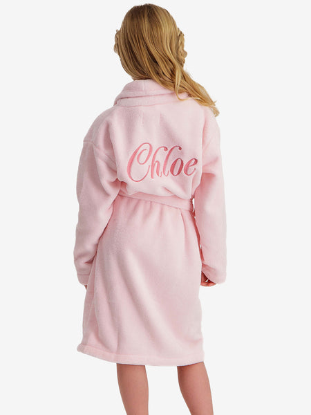 Kids Robes - Pink Stripes | Pink Cotton Hommey Kids Robes | Hommey