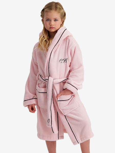 Robe Hooded Pink