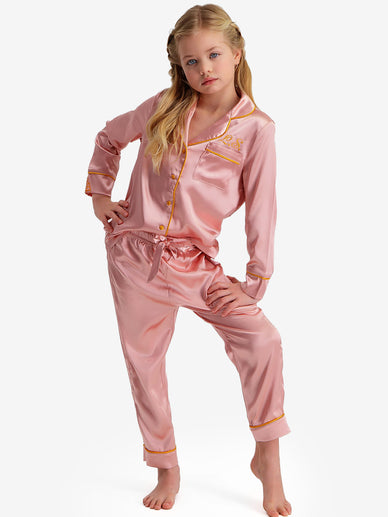 Pyjama Deluxe Blush Pink Long Kids