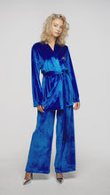Pyjama Velvet Suit Cobalt Blue