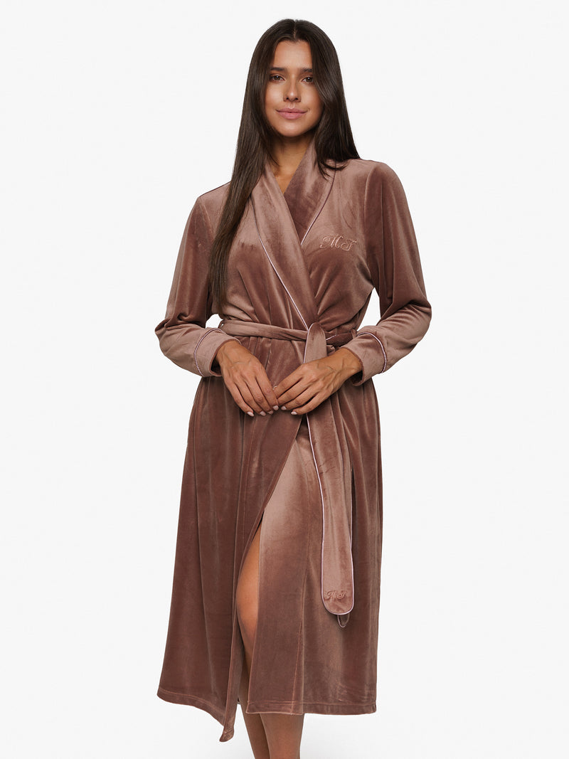 Kimono Velours Brown