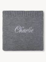 Knitted Blanket Grey