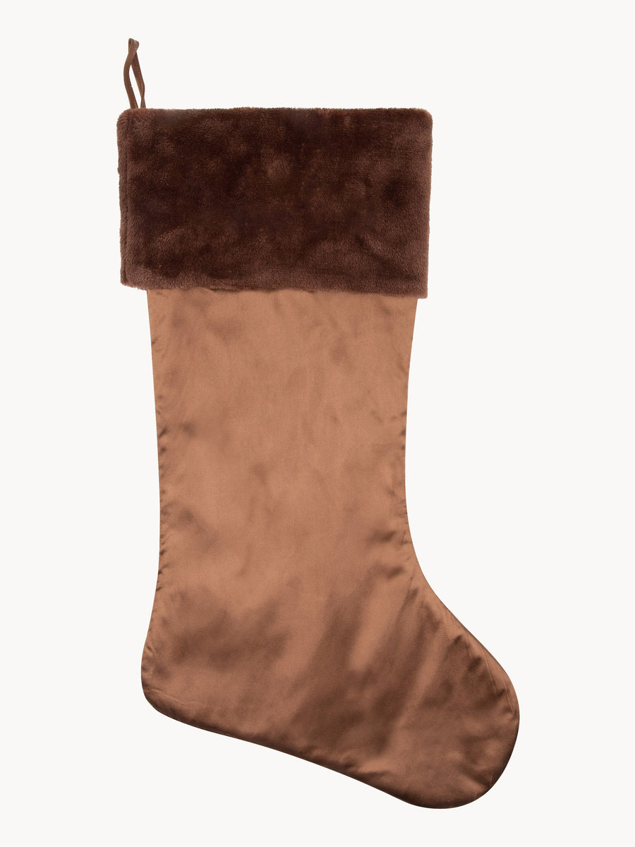 Christmas Stocking Chocolate Brown – Le Olive