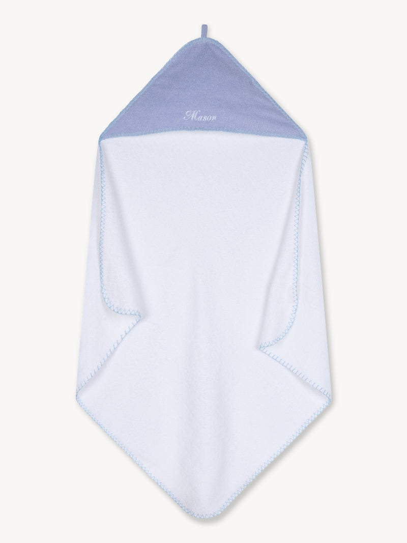 Badecape Glitzer Hellblau