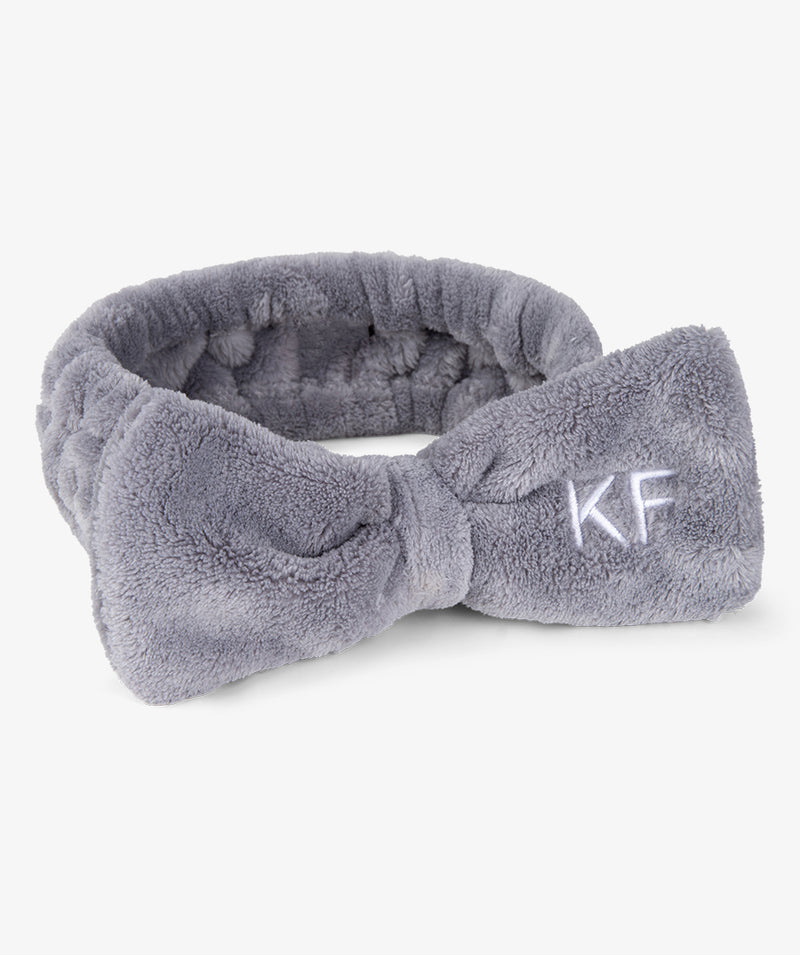 Headband Bow Grey