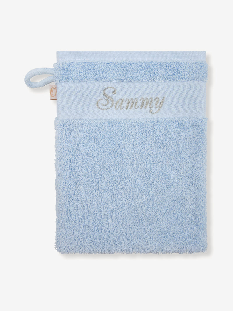 Waschlappen Babyblau