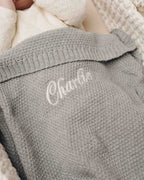 Knitted Blanket Grey