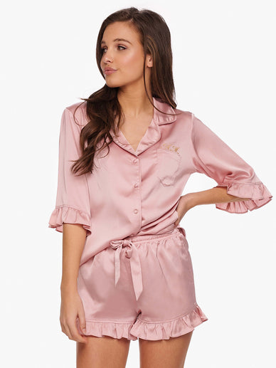 Pyjama Ruffle Old Pink